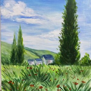 Poppy Meadow Paint and Sip Class