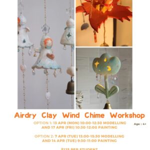 Airdry Clay Wind Chime Workshop