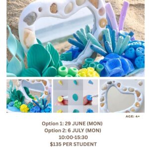 Air Dry Clay Mirro Craft
