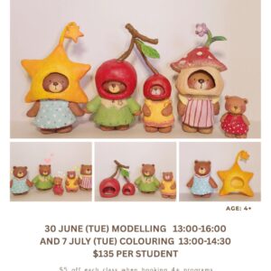Airdry Clay Bear Craft